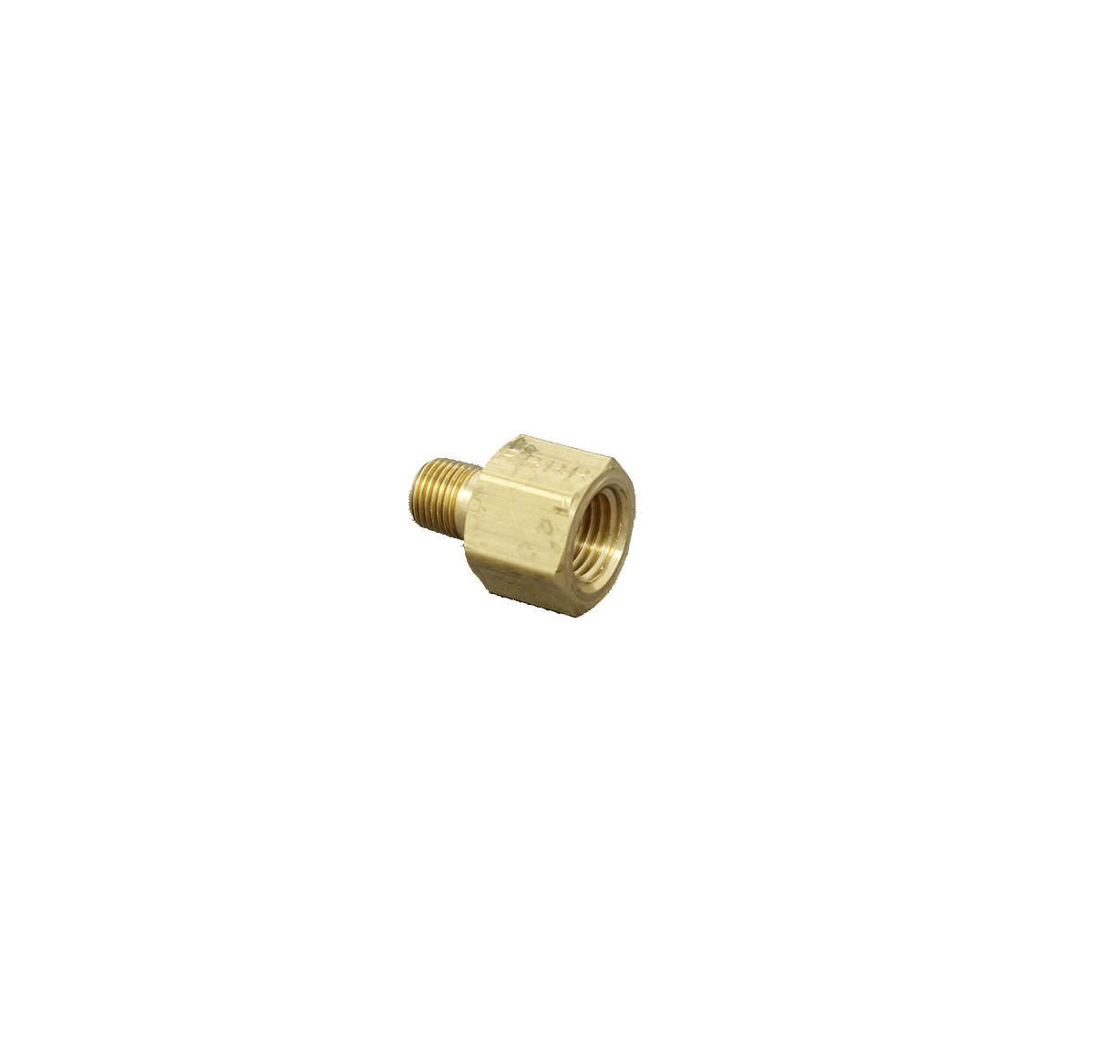 Adapter 1/8Mpt X 1/4Fpt Brass 